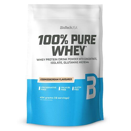 Biotech 100 Pure Whey Protein Pulver Cookies Cream 454g