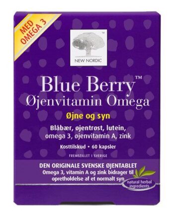 Blue Berry Omega   60 Kapsler