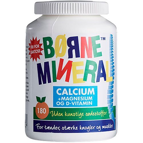 Børnemineral    Appelsin 180 Tabletter
