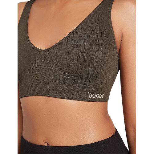 Boody Shaper Crop Bra Dark Olive Str Xs Stk