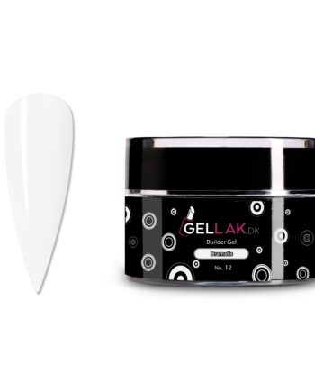 Builder Gel Hvid   Til Opbygning Af Negle   Dramatic No  12