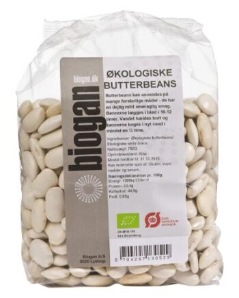 Butterbeans økologisk 500 Gram