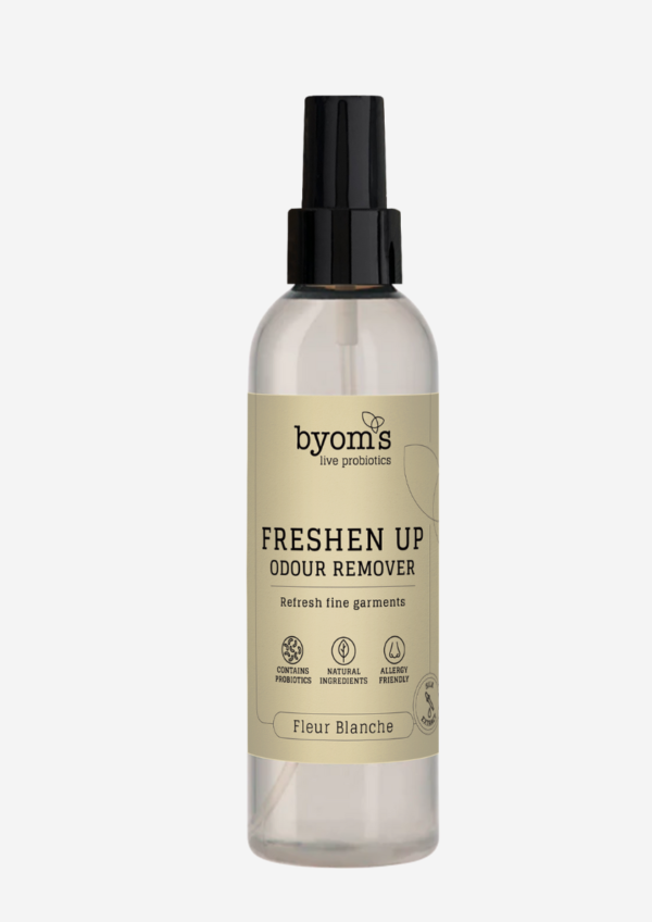 Byoms Freshen Up   Probiotic Odour Remover   Fleur Blanche   With Silk Extract  200 Ml