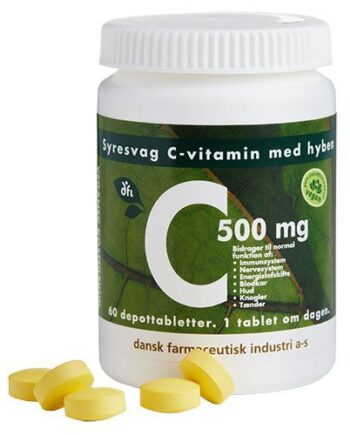 C500 Mg Syresvag  -vitamin 60 Tabletter