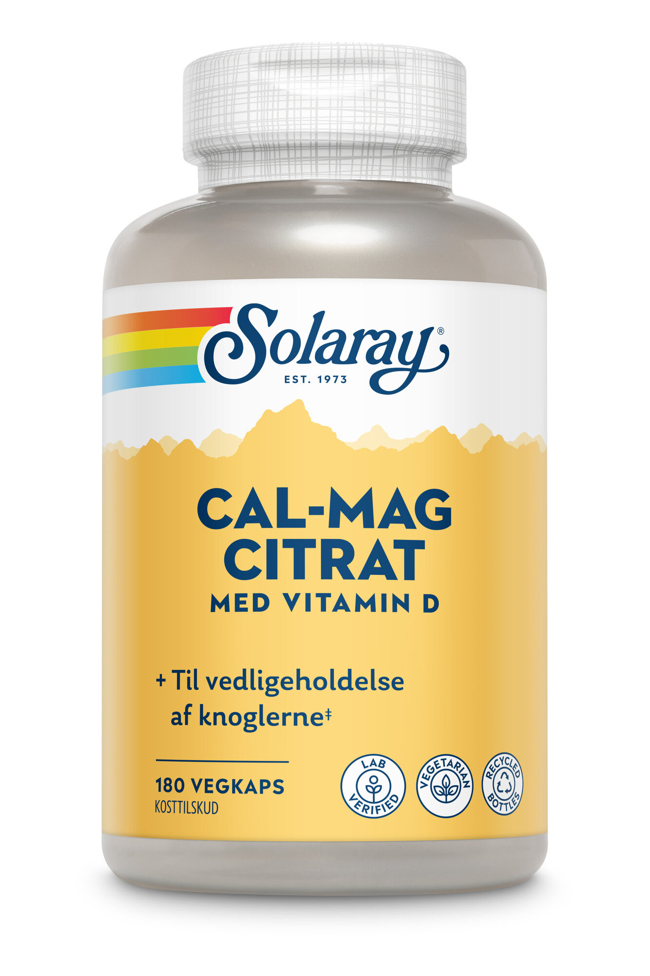 Calcium Magnesium Citrat Med  -vit  180 Kapsler