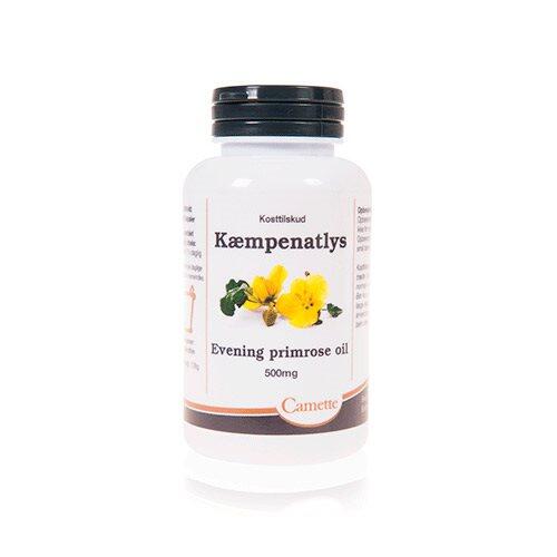 Camette Kæmpenatlysolie Evening Primrose Oil  180kap