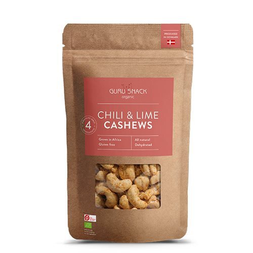 Cashews Chili   Lime økologisk 100 Gram