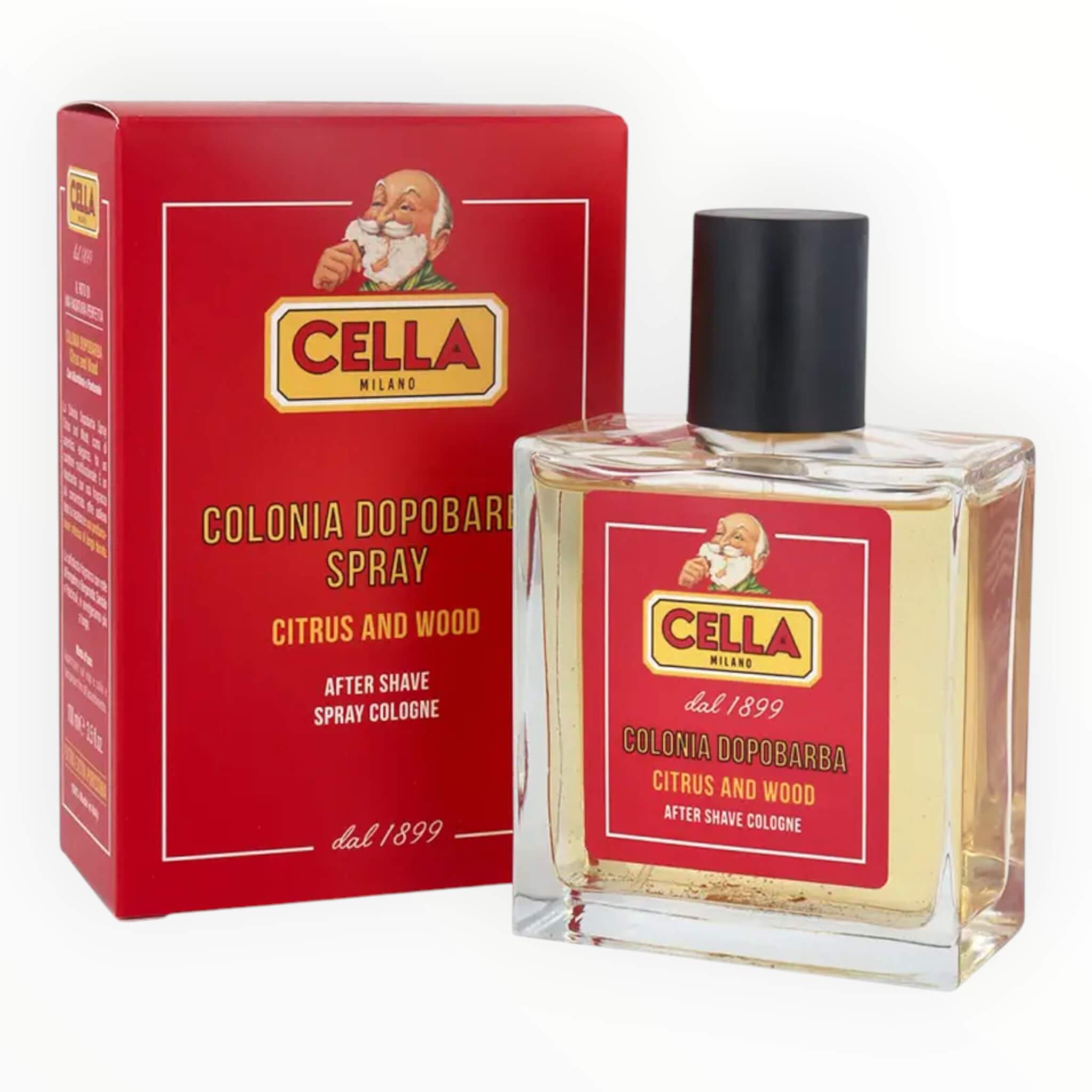 Cella Milano Aftershave Cologne Spray Citrus Wood 100 Ml