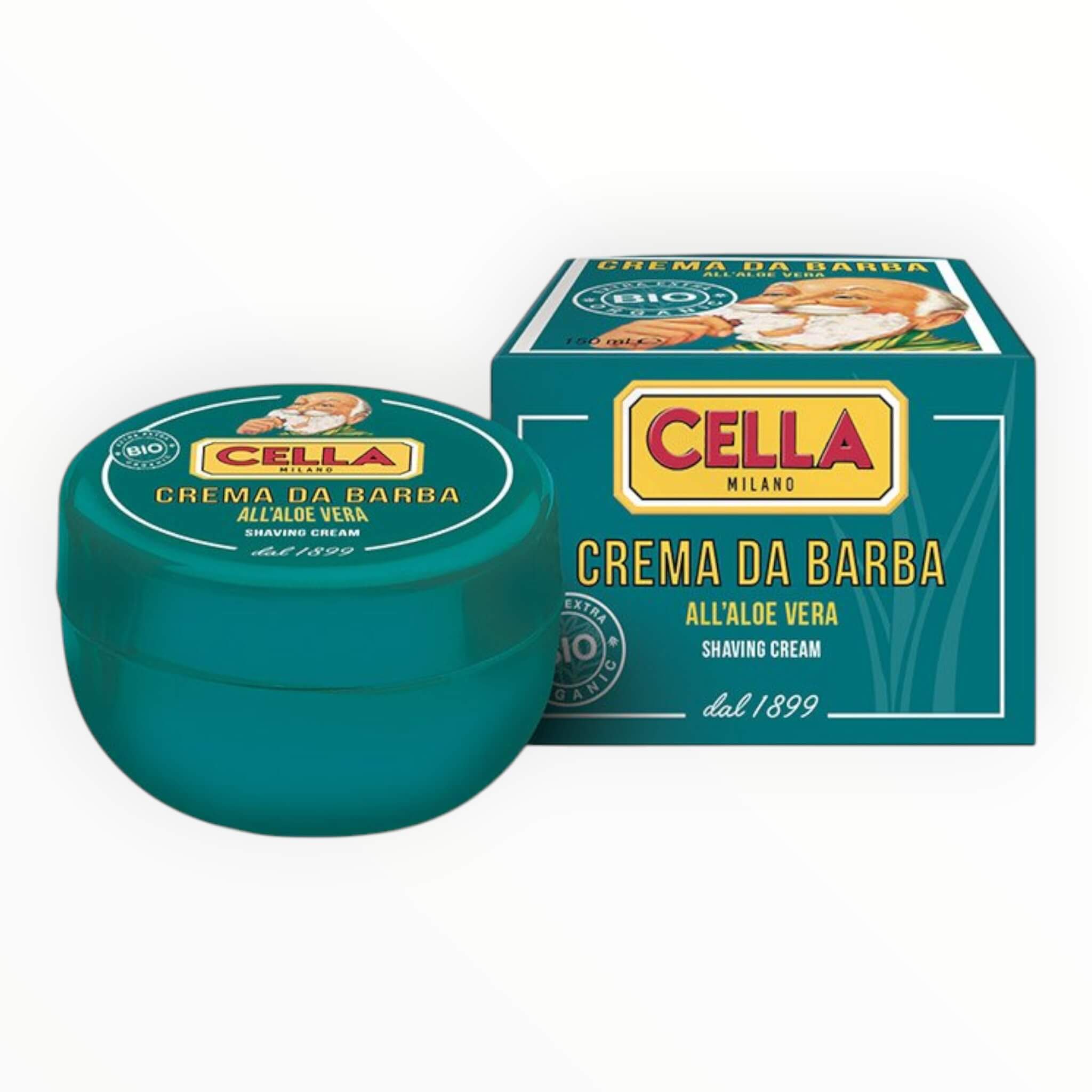 Cella Milano Bio Barbersæbe Aloe Vera 150 Ml