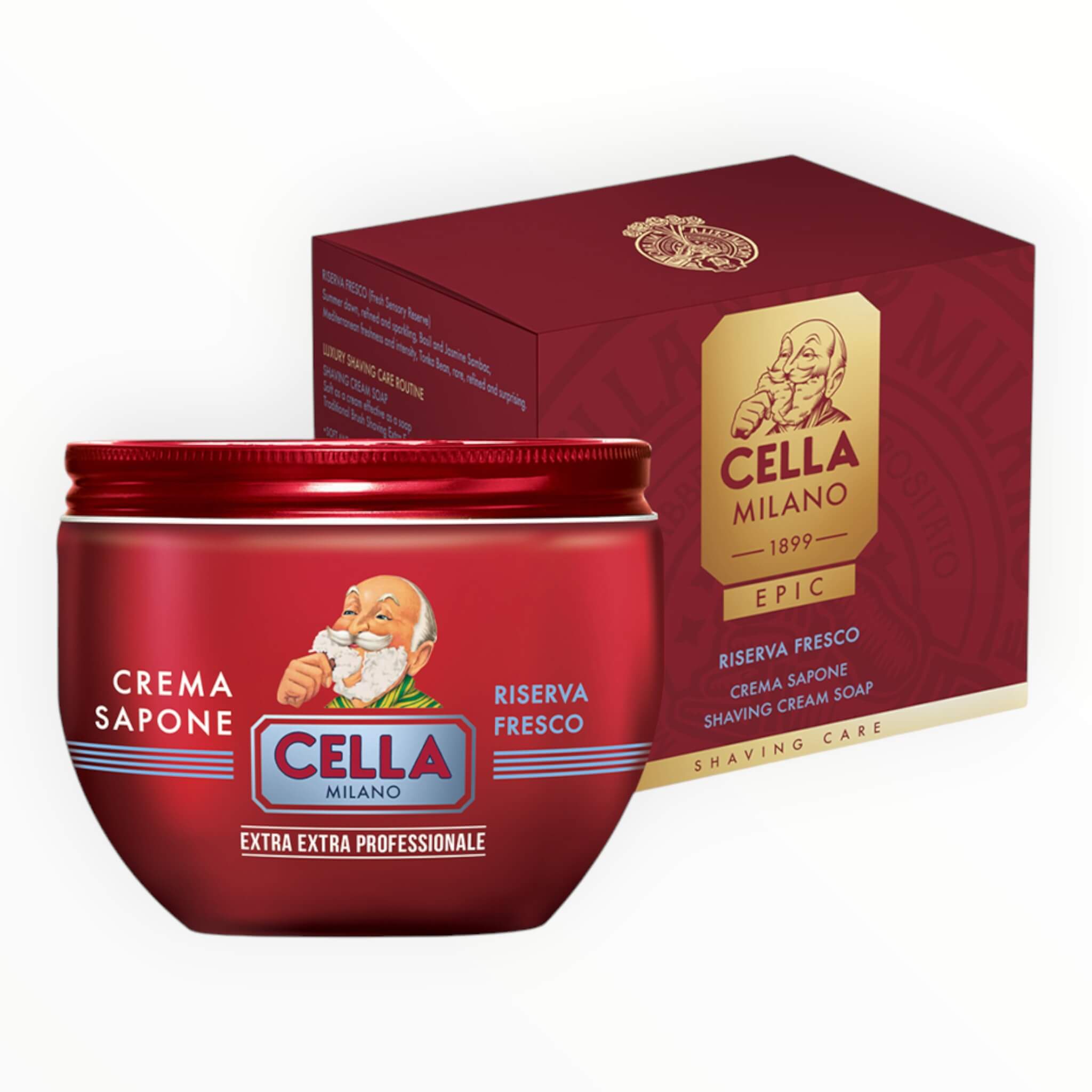 Cella Milano Epic Barbersæbe Riserva Fresco 300 Ml