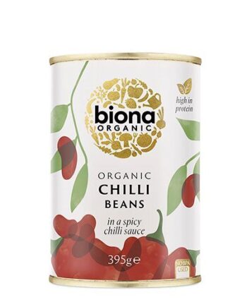 Chilli Beans Røde Kidneybønner   Chili økologisk 395 Gram