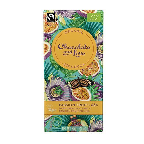 Chocolate And Love Chokolade Med Passionsfrugt Fyld    85g