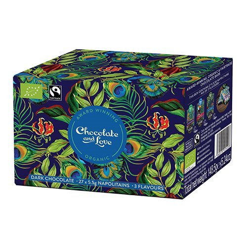 Chocolate And Love Rich Dark Ballotin æske 27x5   Gr   Panama  Rich Dark Og Madagascar