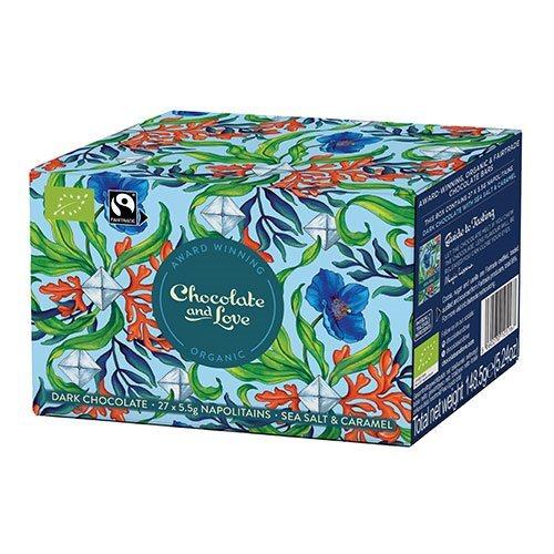 Chocolate And Love Sea Salt Ballotin æske 27x     Gr