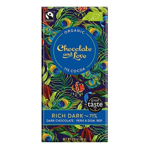 Chokolade Rich Dark 71     80
