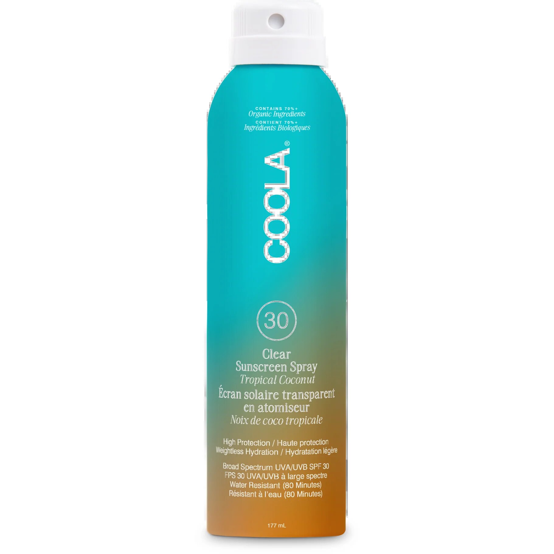Clear Body Spray Spf 30 Tropical Coconut 177 Ml