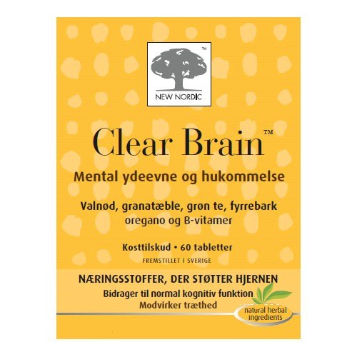 Clear Brain 60 Tabletter