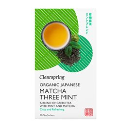 Clearspring Grøn Te    Matcha   Mint   20br