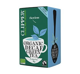 Clipper Grøn Te Koffeinfri   20br
