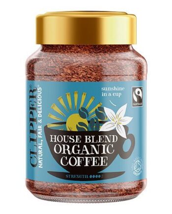 Clipper Instant Kaffe House Blend Fairtrade    100g