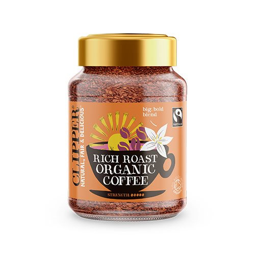 Clipper Instant Kaffe Rich Roast   100g