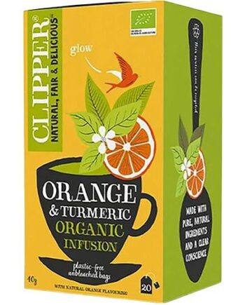 Clipper Urtete Med Appelsin   Gurkemeje økologisk 20 Breve