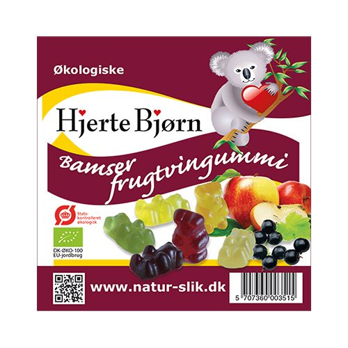 Coala Frugtsaftbamser Hjertebjørn    Bull  80