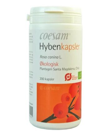 Coesam Hybenkapsler øko  200 Kapsler