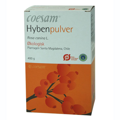 Coesam Hybenpulver økologisk 400 Gr