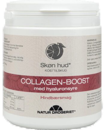 Collagen-boost Med Hyaluronsyre Hindbærsmag 350 Gram