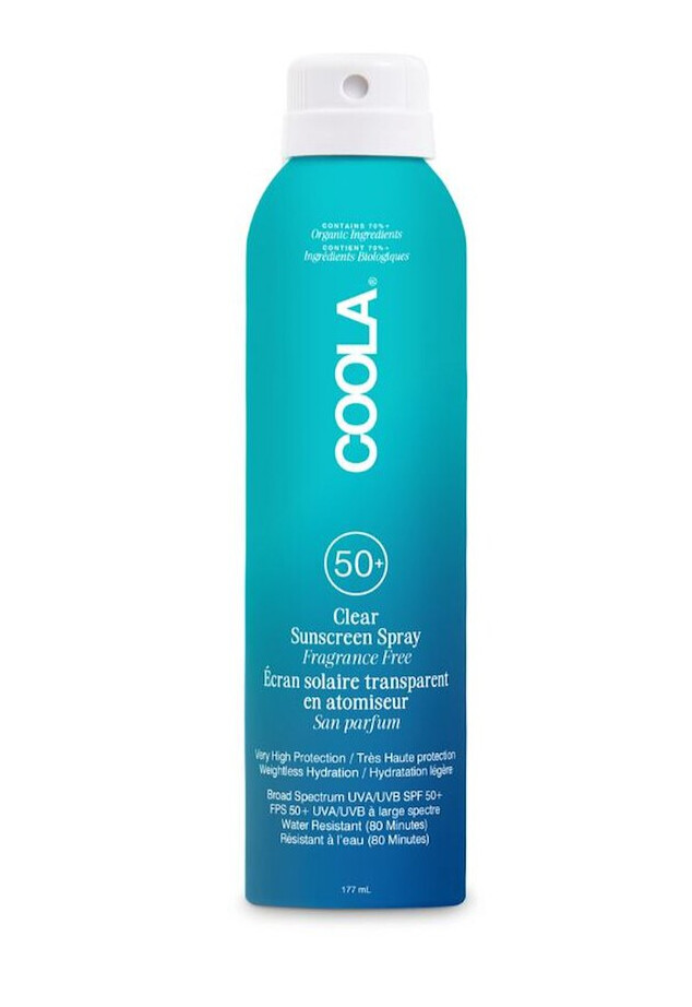 Coola Classic Body Spray Fragrance-free Spf 50  177ml