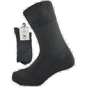 Cotton Diabetic   Comfort Sok  Grå Str  39-42