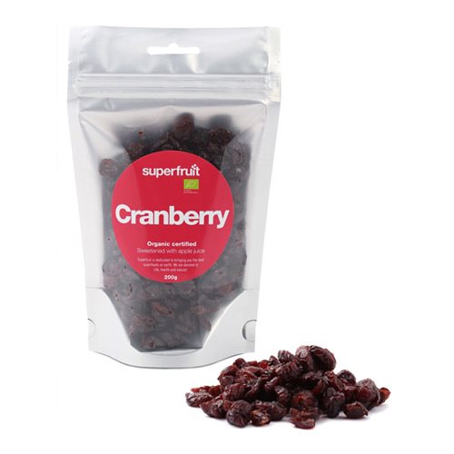 Cranberries Tranebær Superfruit -200 Gram