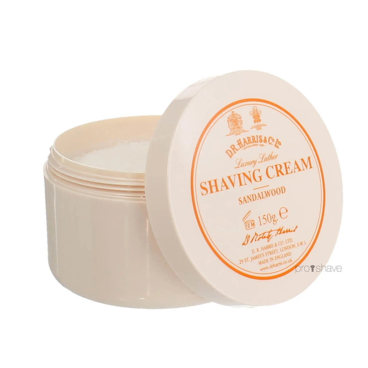 Harris   Co  Ltd Luksus Sandeltræ Barbercreme  150 Gr