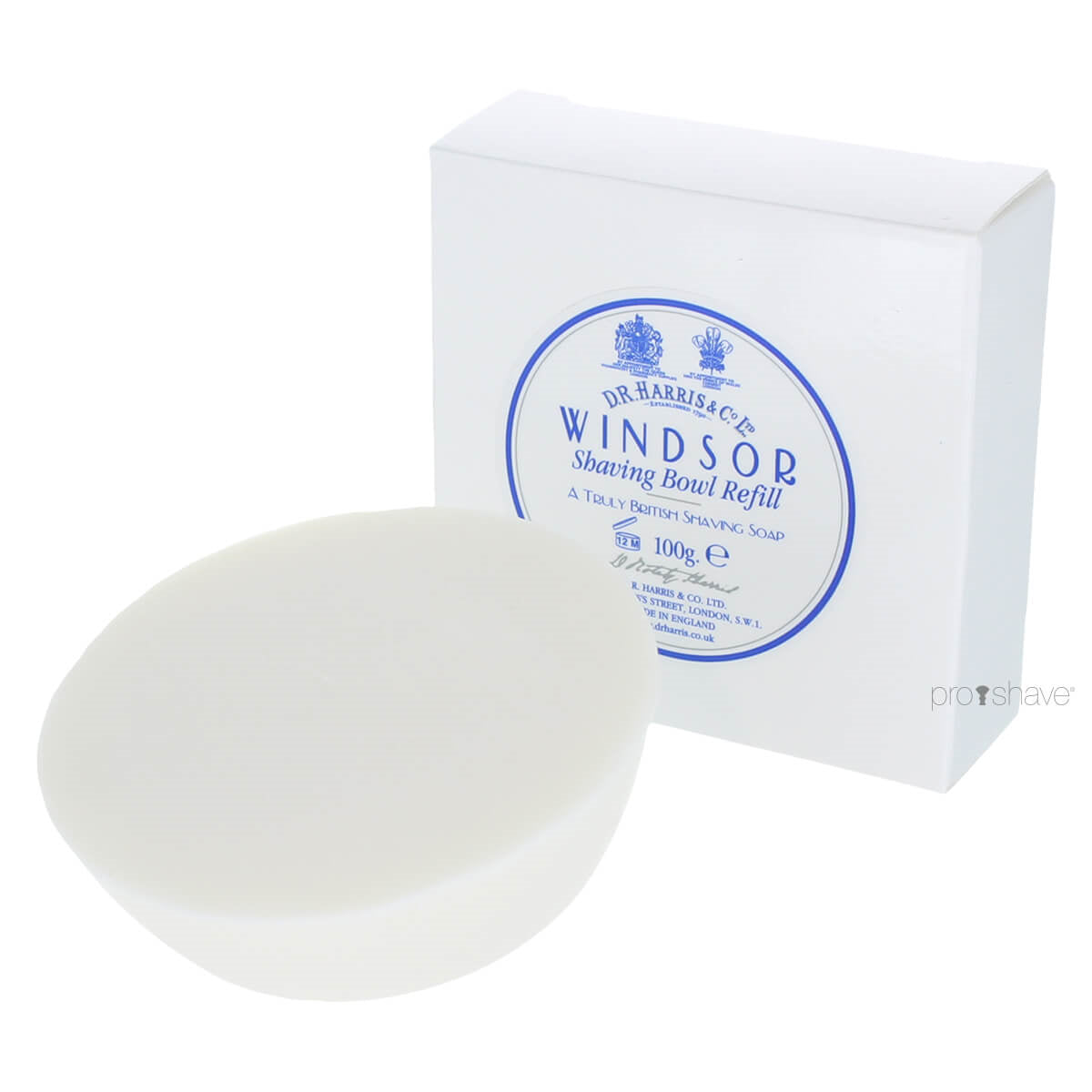 Harris   Co  Ltd Windsor Barbersæbe  Refill  100 Gr