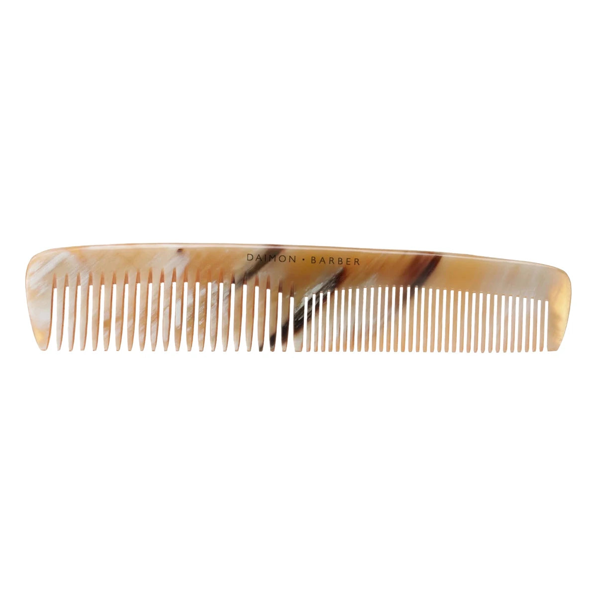 Daimon Barber Double Tooth Comb  Horn