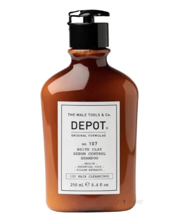 Depot The Male Tools   Co  White Clay Sebum Control Shampoo  No  107  250 Ml
