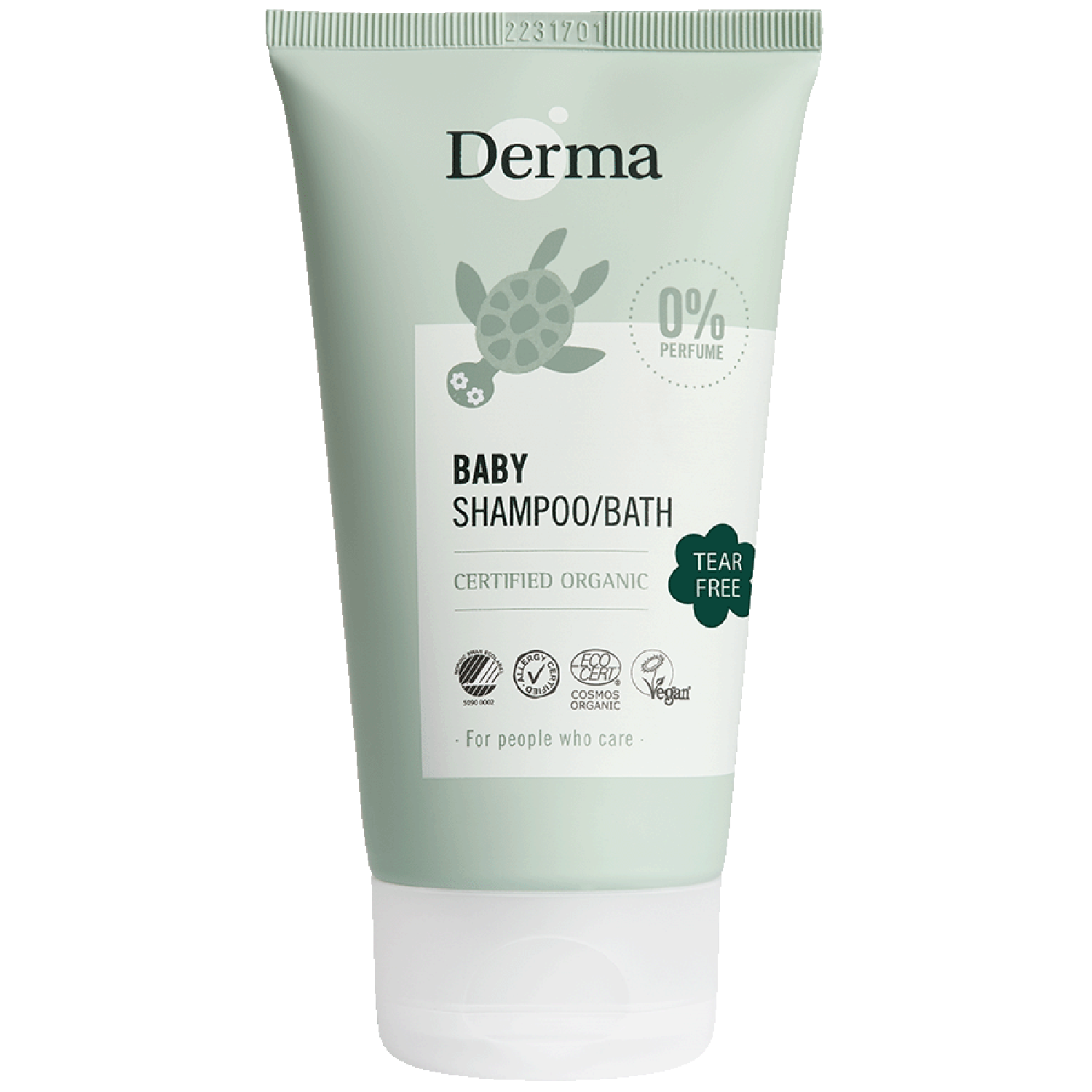 Derma Babyshampoo Bad Tear-free 150 Ml økologisk Shampoo
