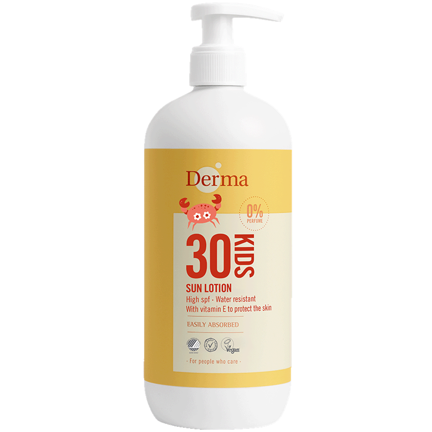 Derma Kids Sollotion Spf30 500 Ml Vandfast Solcreme