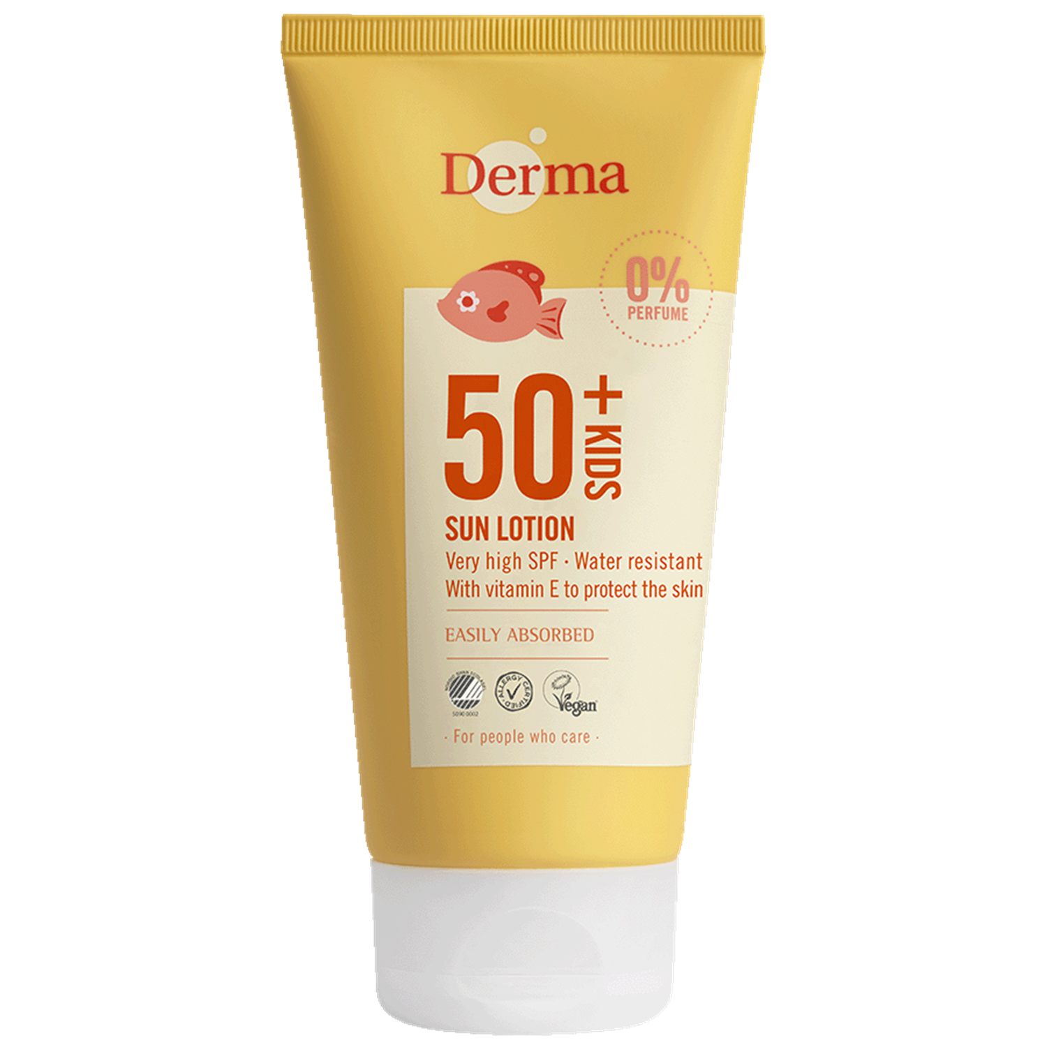 Derma Kids Sun Lotion Spf50 150 Ml Vandfast Solcreme