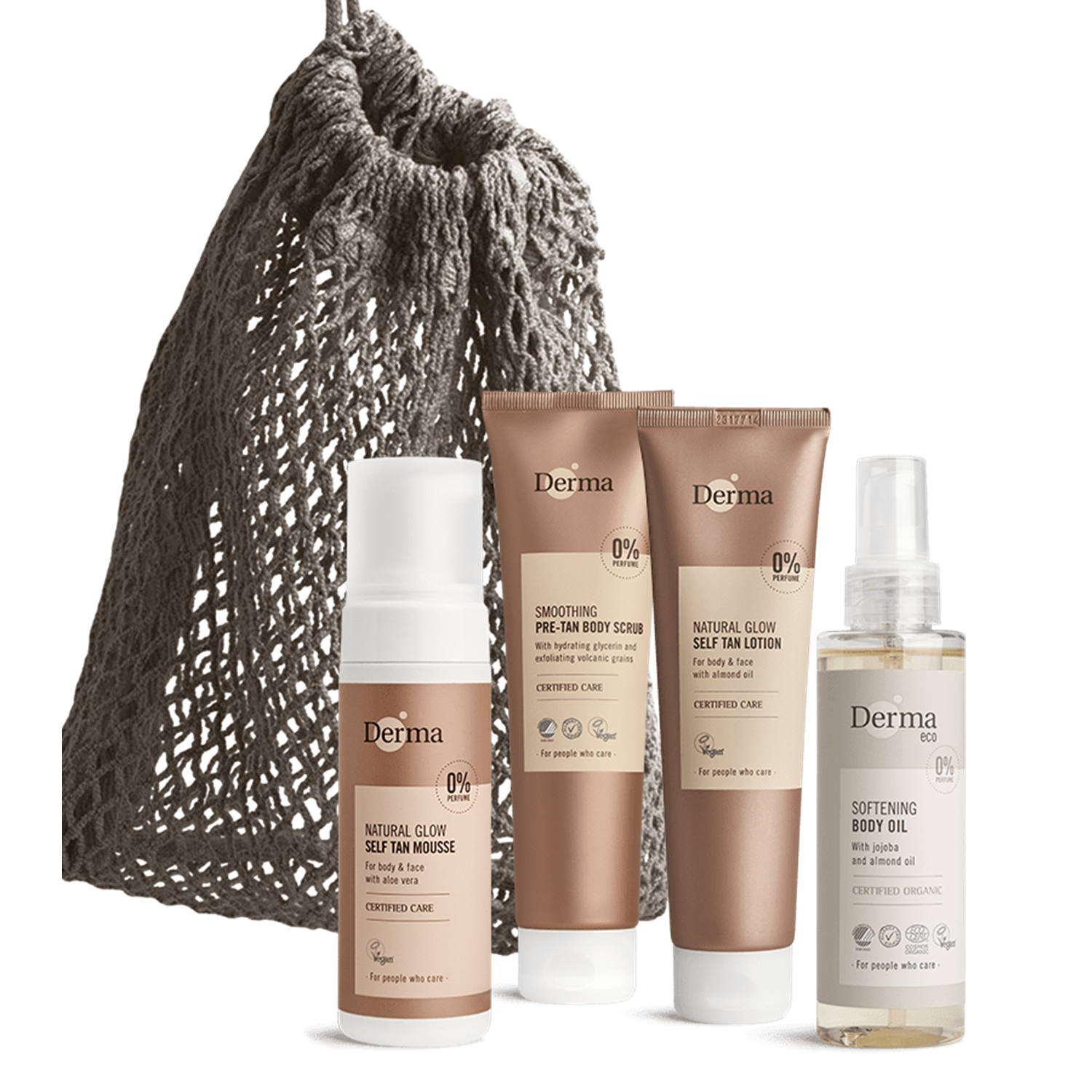 Derma Natural Glow Self Tan Kit