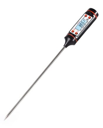 Digitalt Madtermometer Sort  Måleområde -50 Til  300      Præcision  -   Grad Hedenhus Celsius Fahrenheit  Auto Sluk  Batteri Inkl