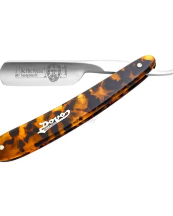Dovo Solingen Straight Razor      Round Nose  Barbarossa  Kort  Imit  Skildpaddeskjold