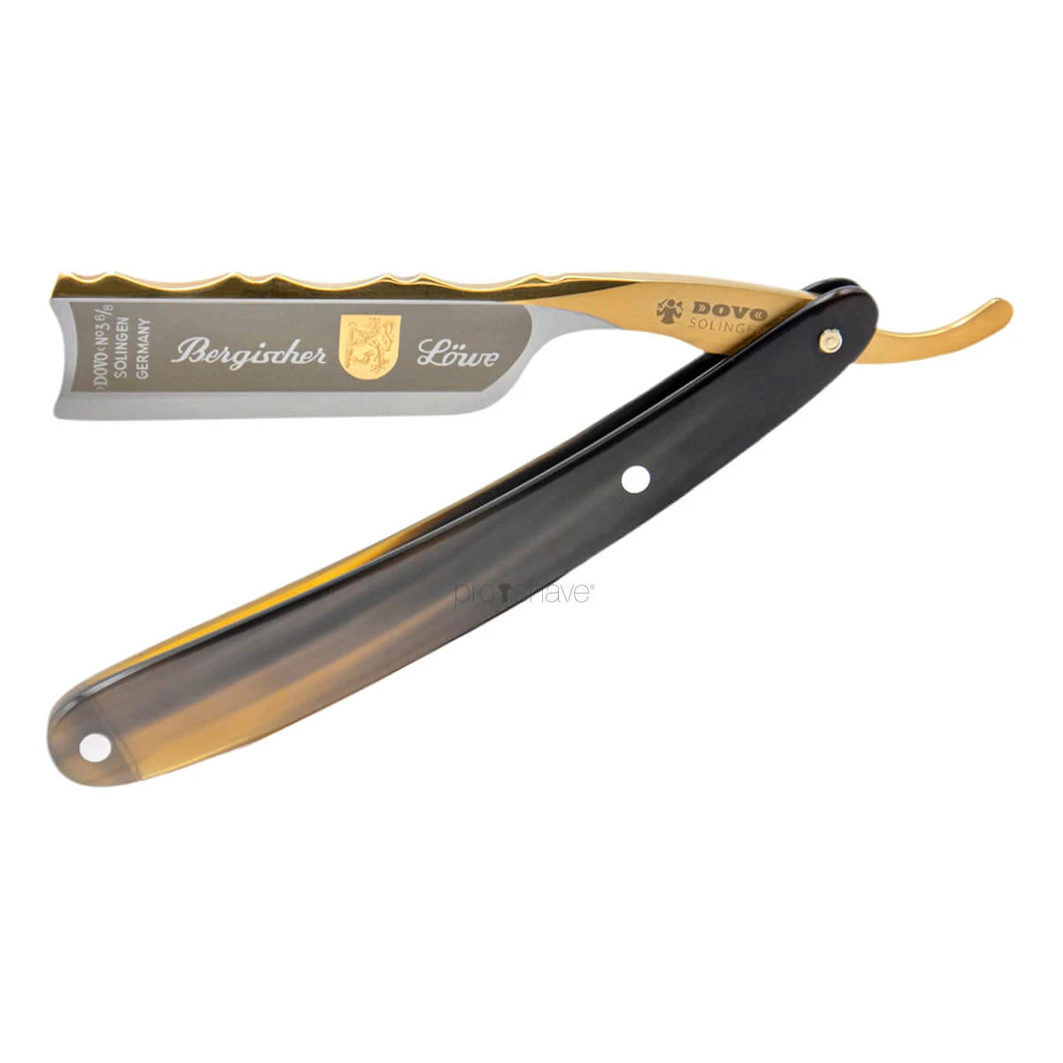 Dovo Solingen Straight Razor      Spanish Point  Bergischer Löwe  Horn