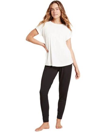 Downtime Lounge Top Hvid Str