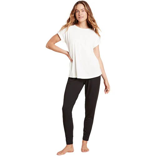 Downtime Lounge Top Hvid Str