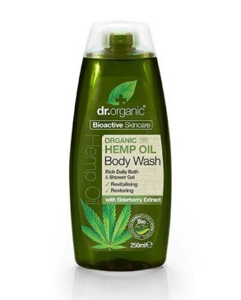 Dr  Organic Body Wash Hemp Oil  250ml