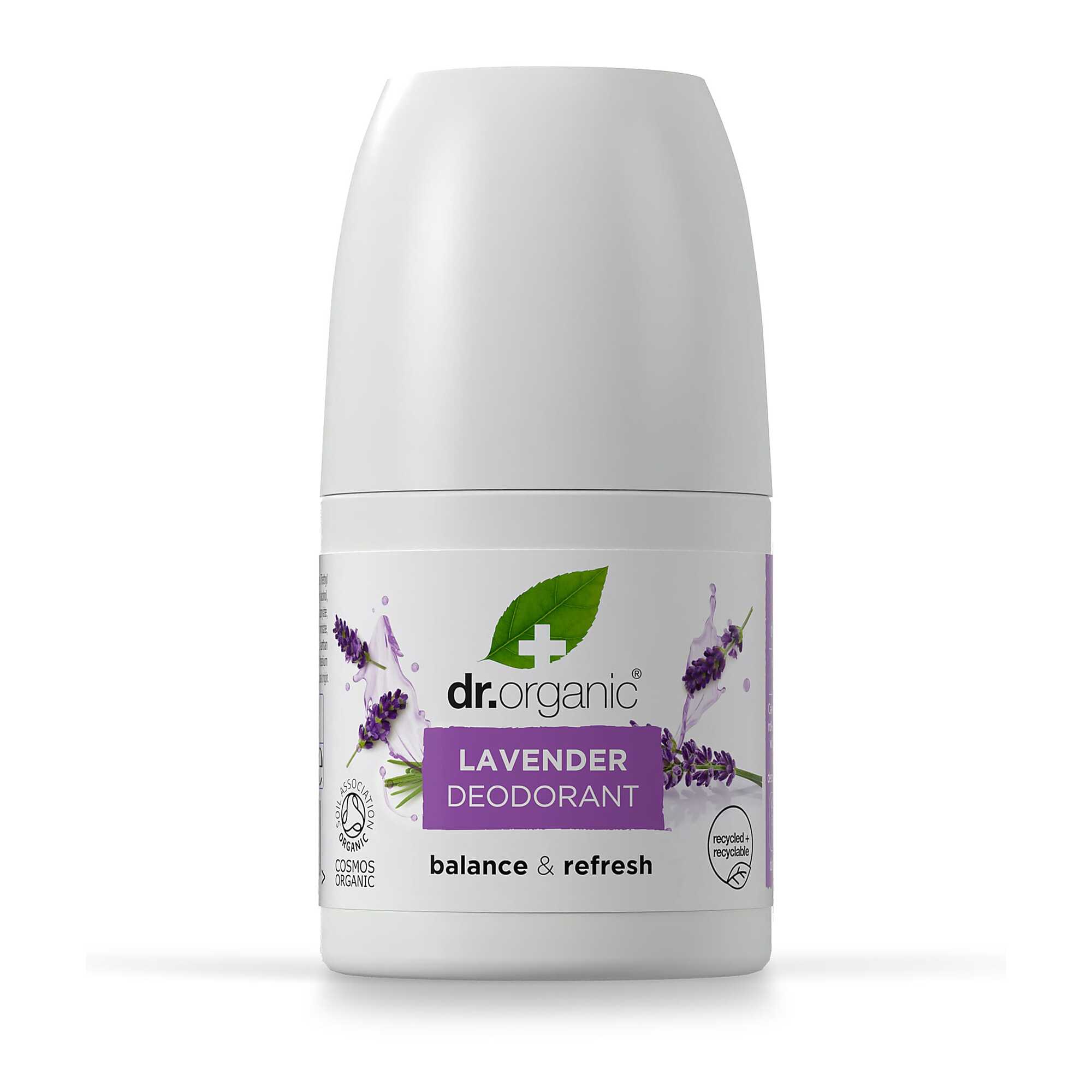 Dr  Organic Deo Roll On Lavender 50 Ml