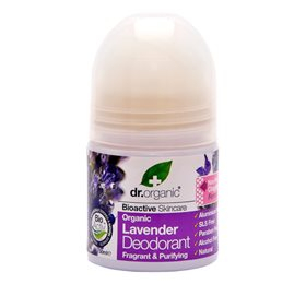 Dr Organic Deo Roll On Lavender 50 Ml
