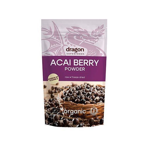 Dragon Superfoods Acai Bær Pulver   Dragon Superfoods  75g